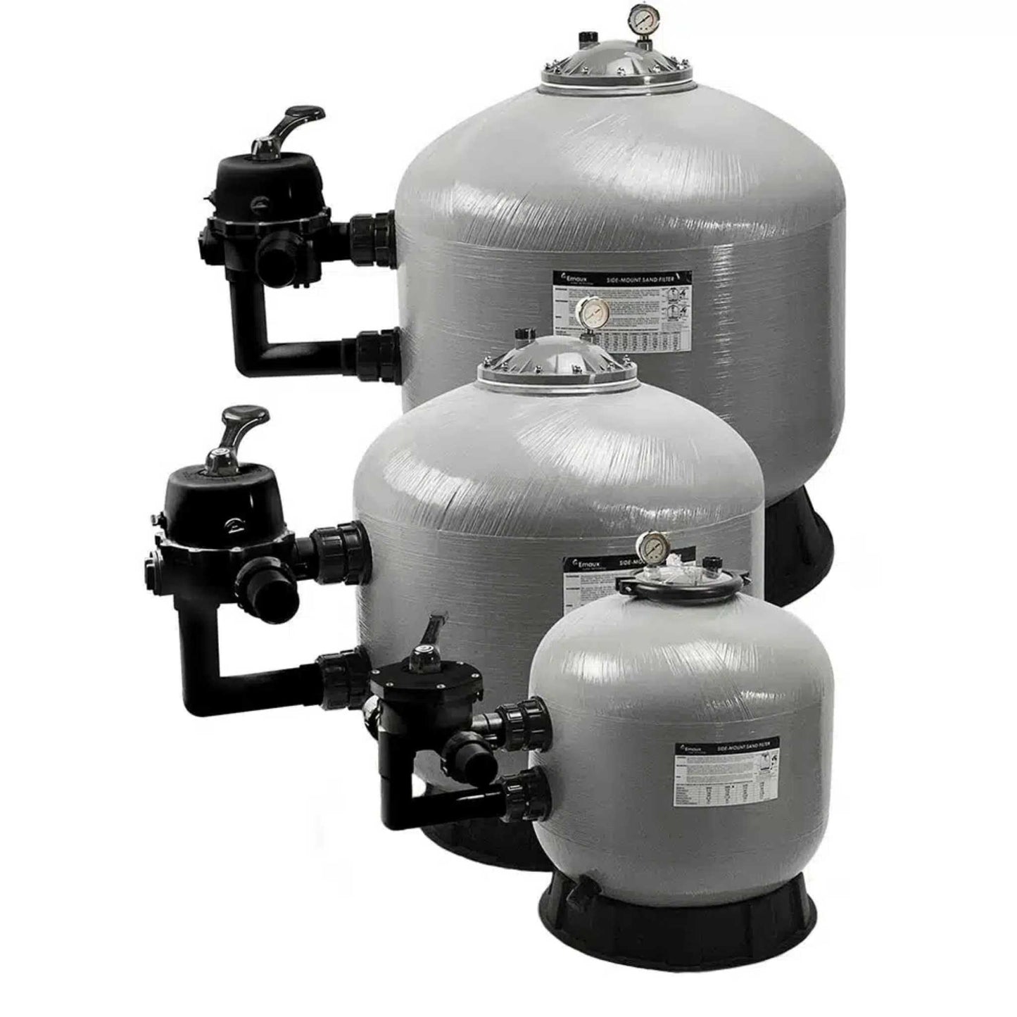 Emaux Sidemount S650 25" Media Filter 40mm